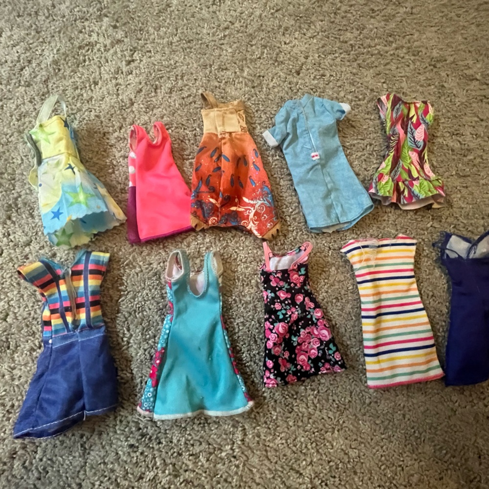 Colorful Doll Dresses Set - Picture 2 of 2